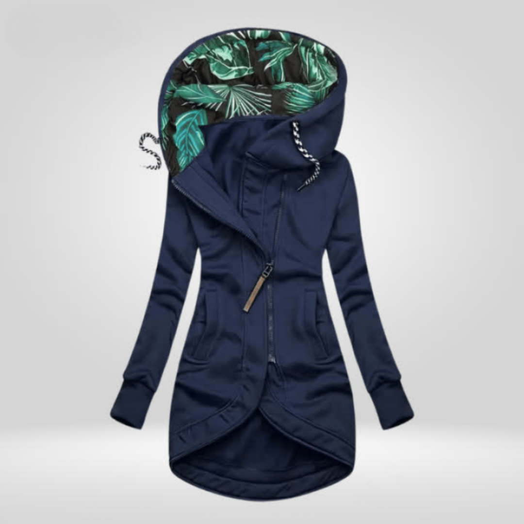 Women's Asymmetrical Hooded Jacket