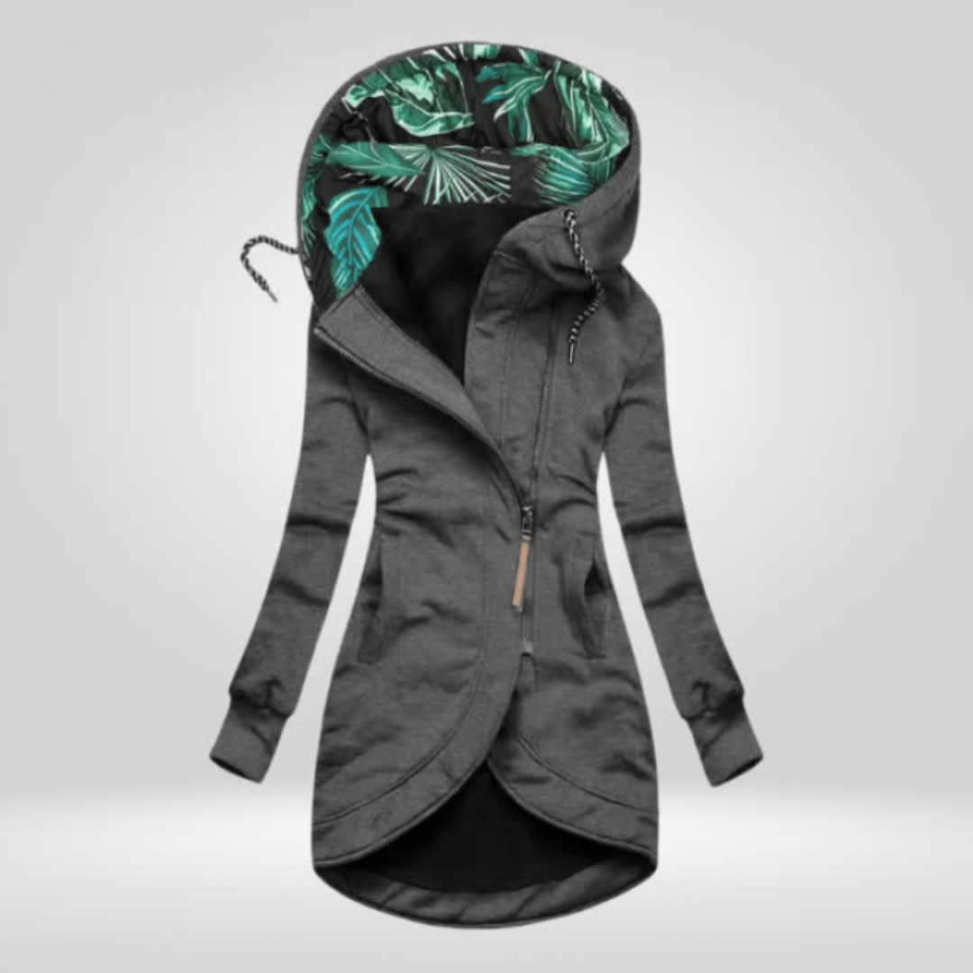 Women's Asymmetrical Hooded Jacket