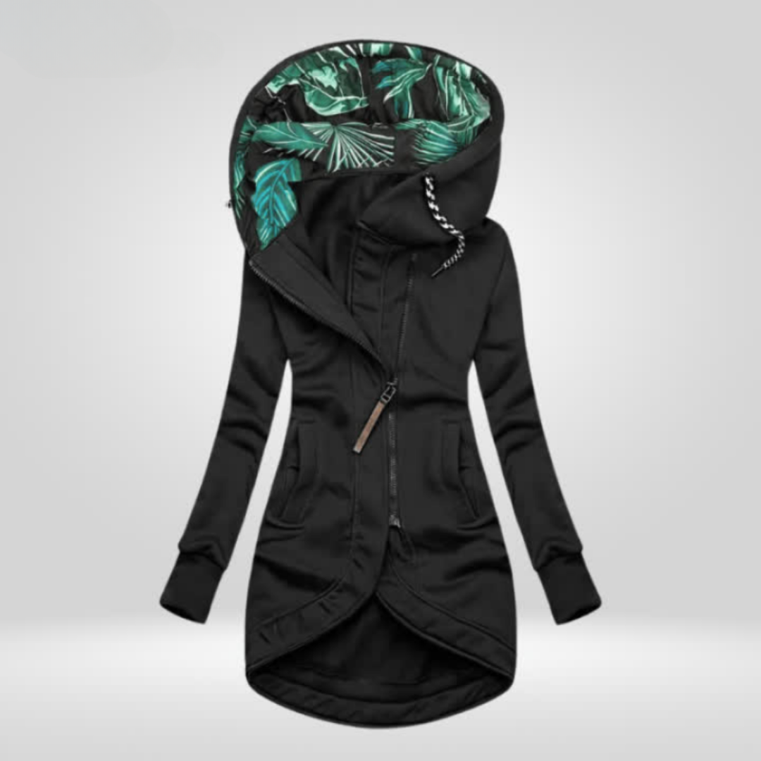 Women's Asymmetrical Hooded Jacket