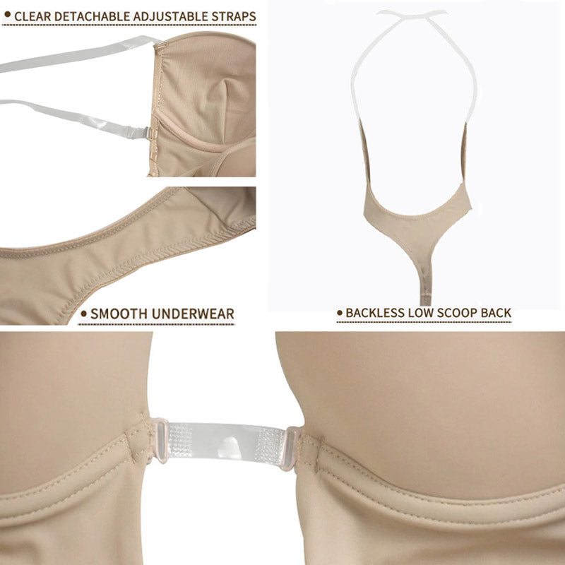 Women's Backless Shaping Bra with Lifting Effect