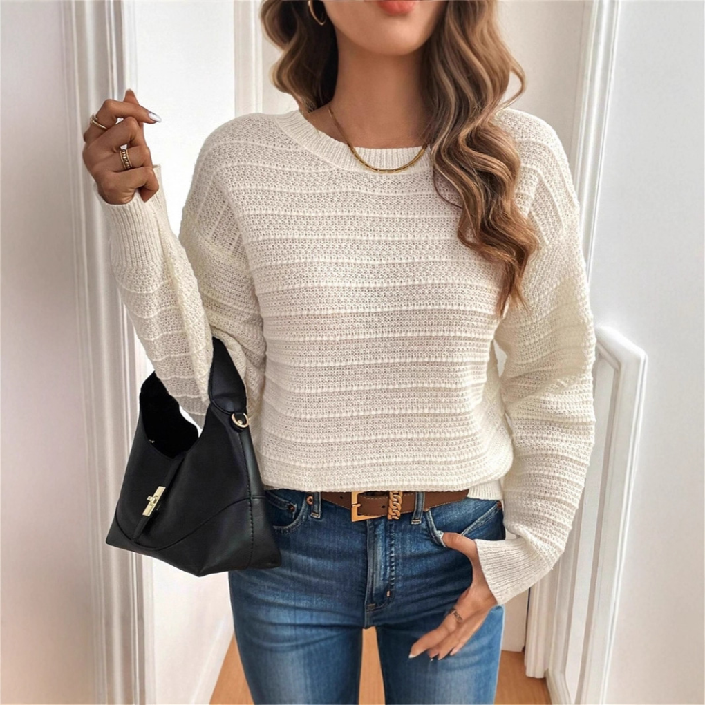 Women's Bow-Back Pullover Sweater