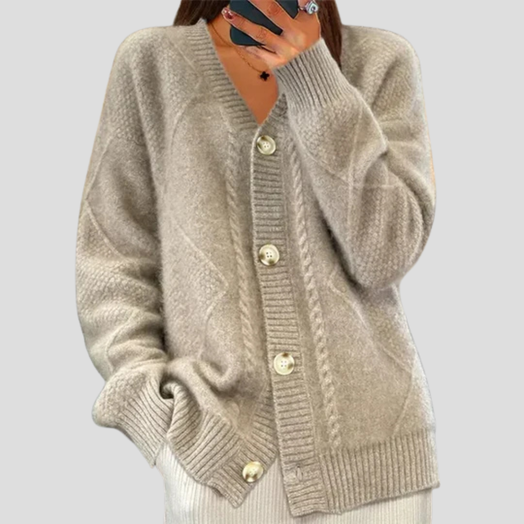 Women's Button-Front Cardigan