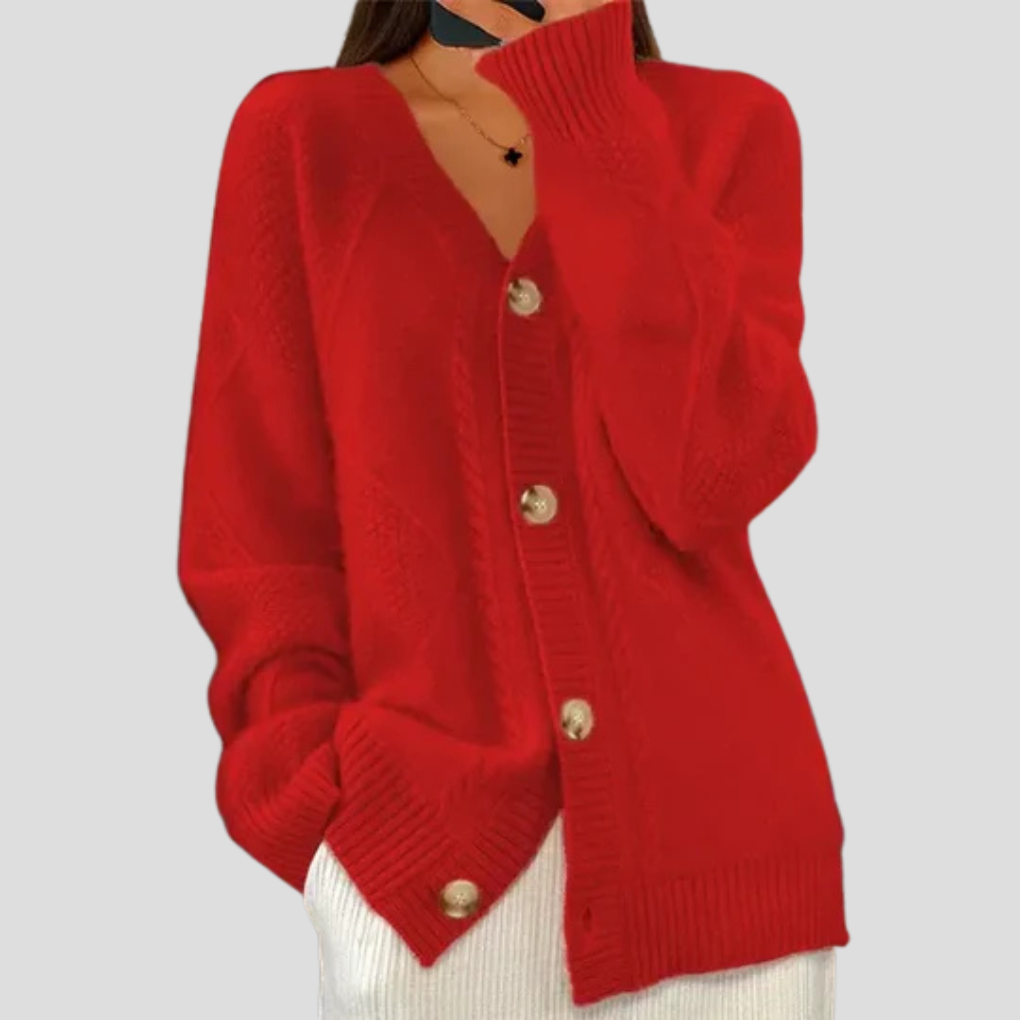 Women's Button-Front Cardigan