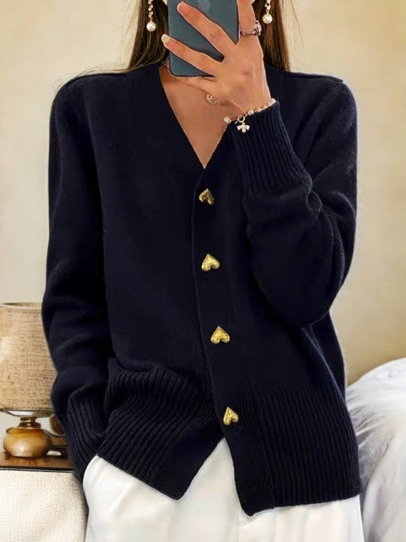 Women's Button-Up Winter Cardigan