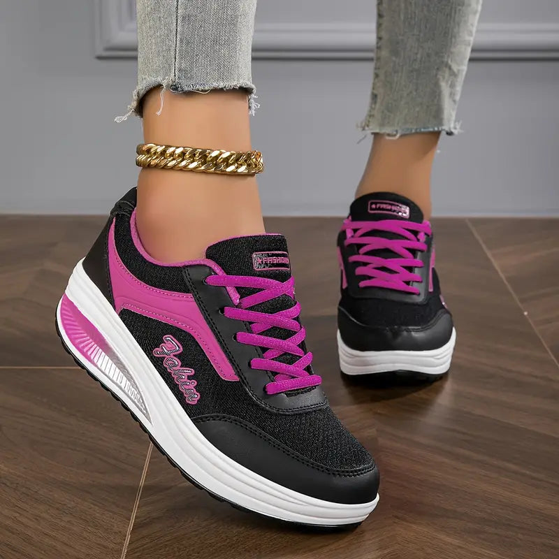 Women's Casual Lace-Up Sneakers