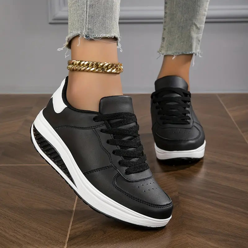 Women's Casual Lace-Up Sneakers