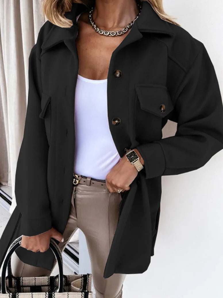 Women's Chic Slim Fit Mid-Season Jacket