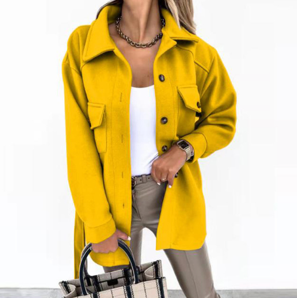 Women's Chic Slim Fit Mid-Season Jacket
