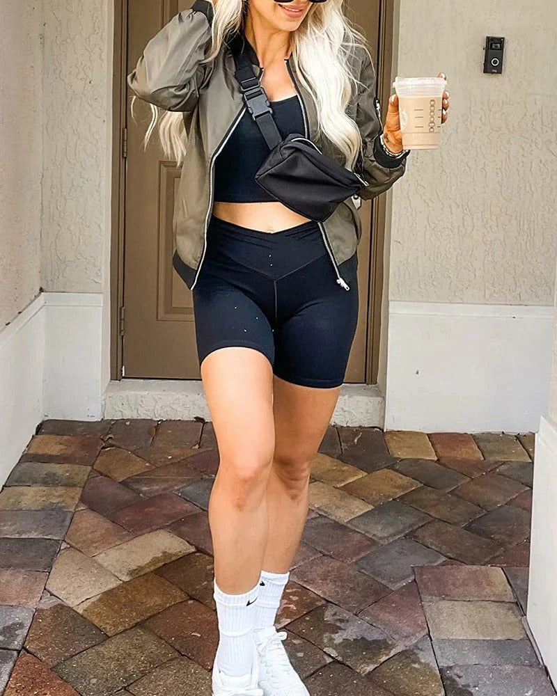 Women's Classic Bomber Jacket