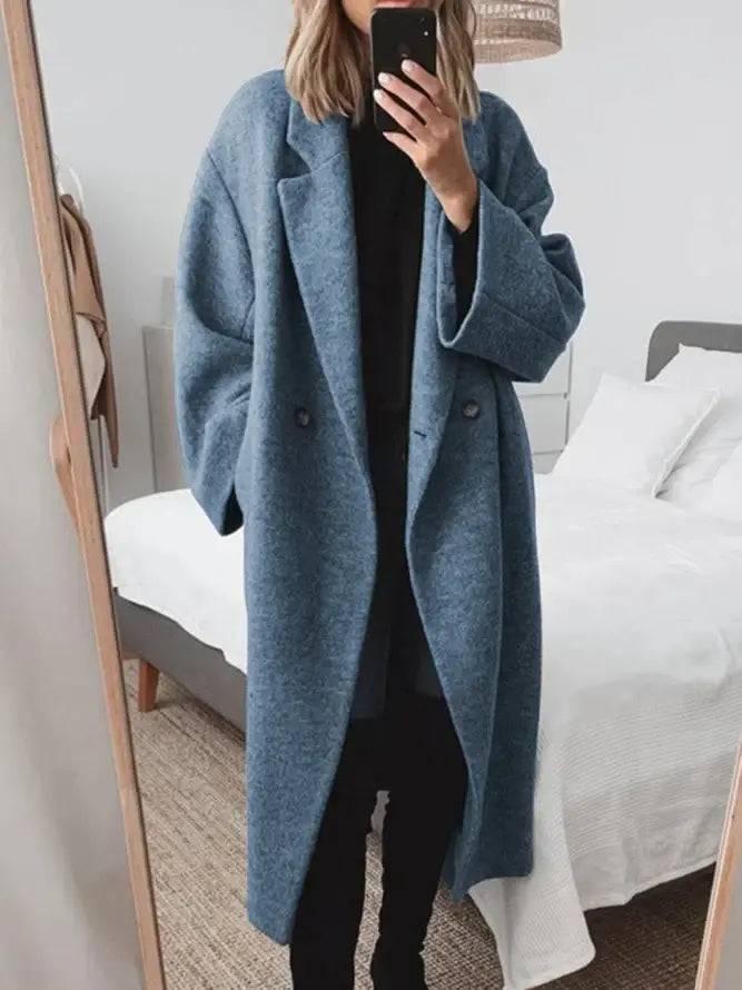 Women's Classic Regular-Fit Long Coat
