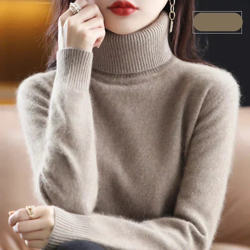 Women's Cold-Weather Turtleneck Sweater