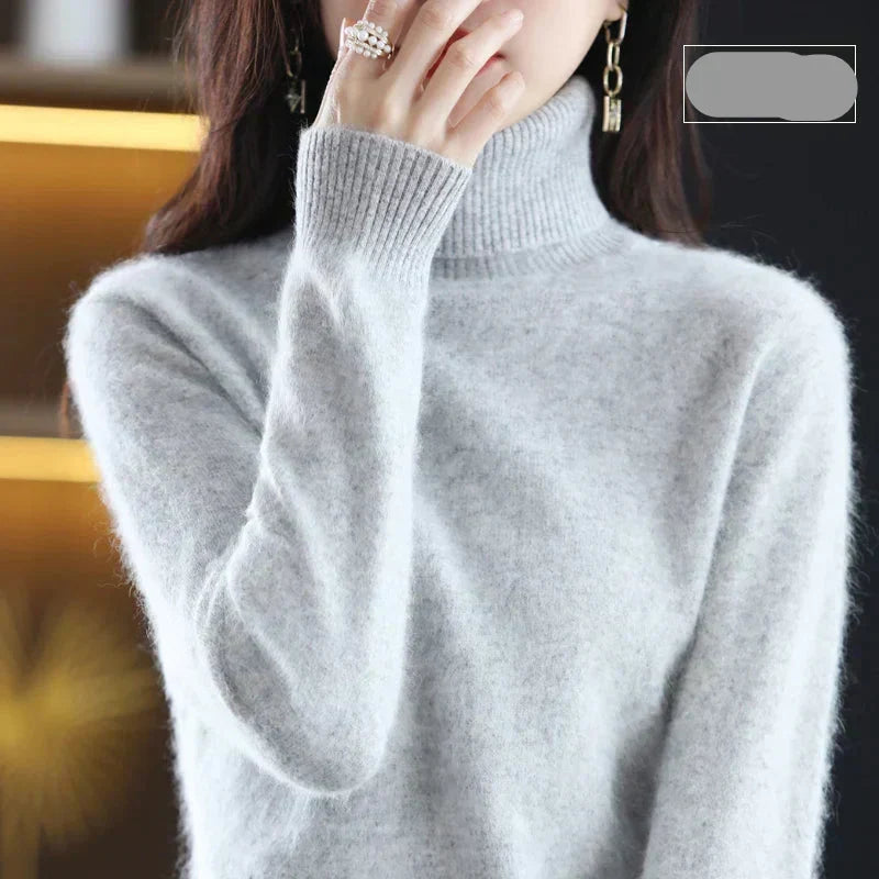 Women's Cold-Weather Turtleneck Sweater