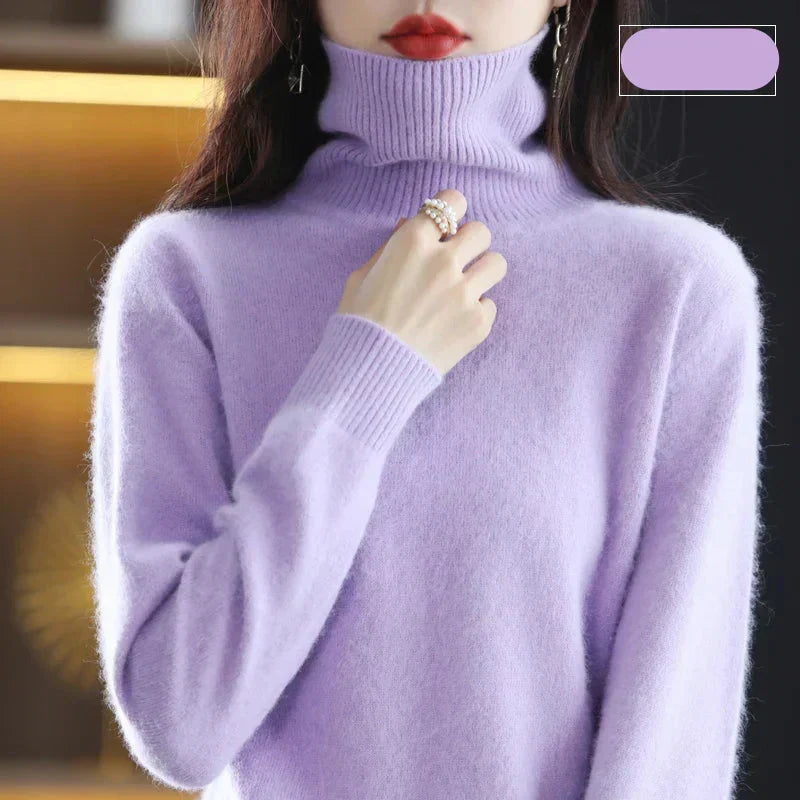 Women's Cold-Weather Turtleneck Sweater