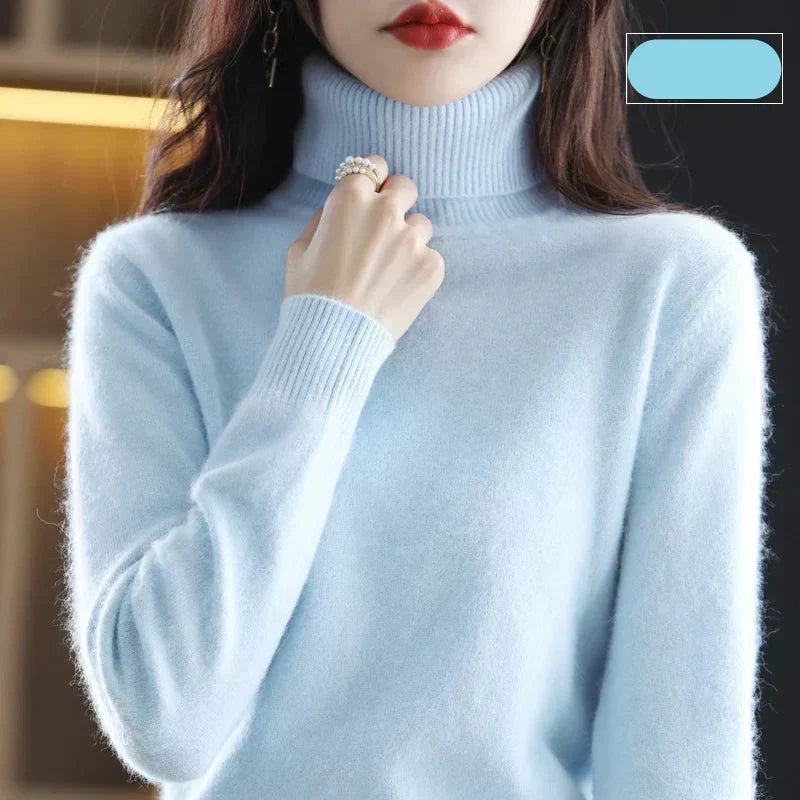 Women's Cold-Weather Turtleneck Sweater