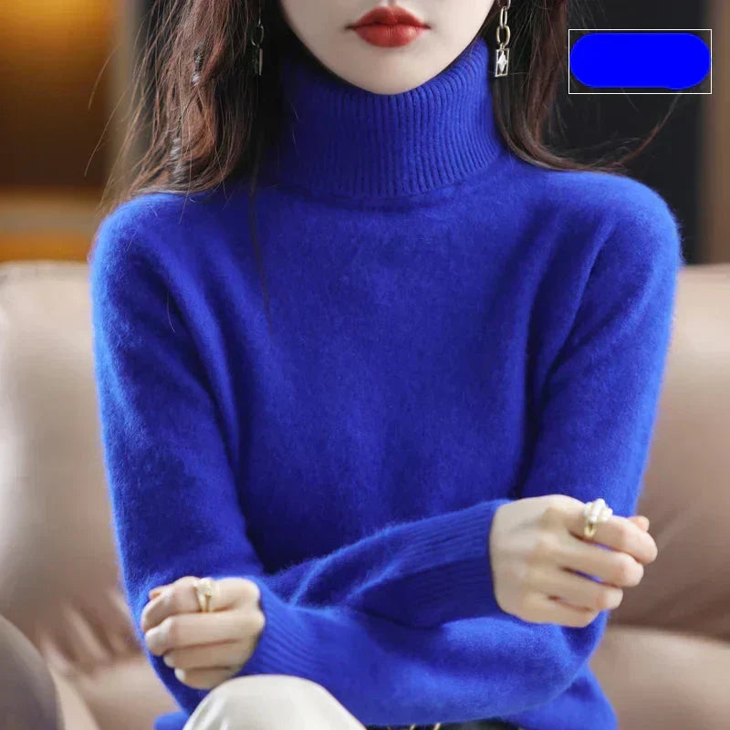 Women's Cold-Weather Turtleneck Sweater