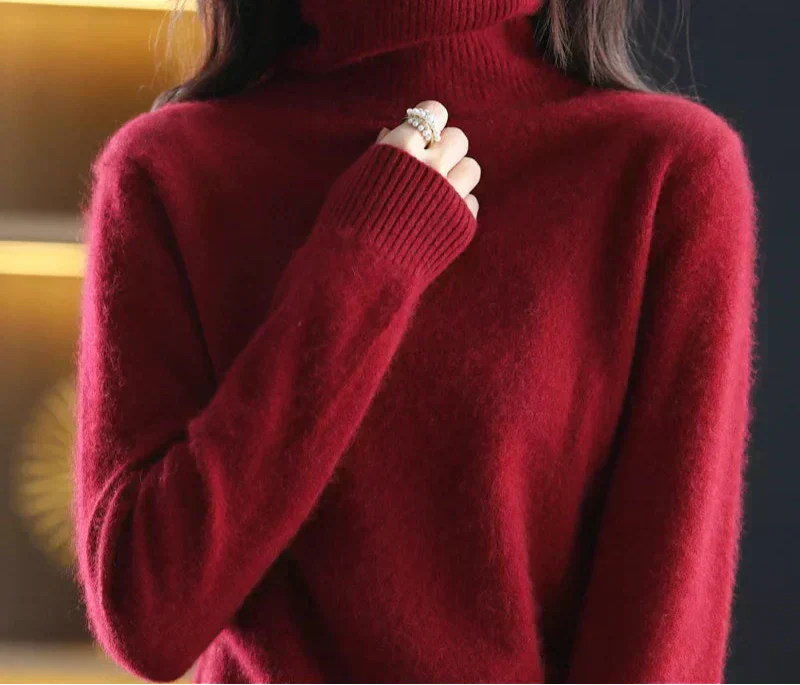 Women's Cold-Weather Turtleneck Sweater