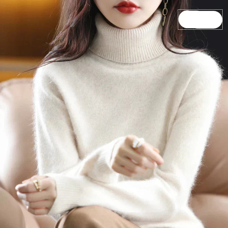 Women's Cold-Weather Turtleneck Sweater