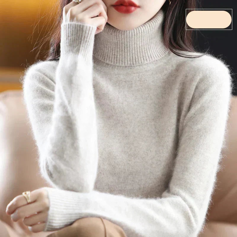 Women's Cold-Weather Turtleneck Sweater