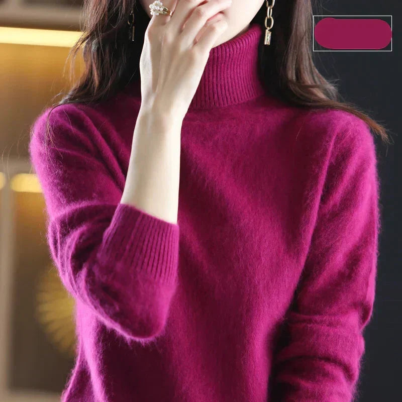 Women's Cold-Weather Turtleneck Sweater