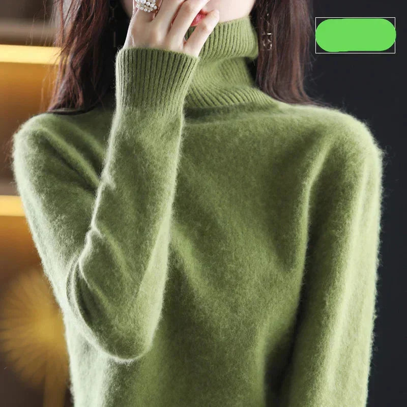 Women's Cold-Weather Turtleneck Sweater