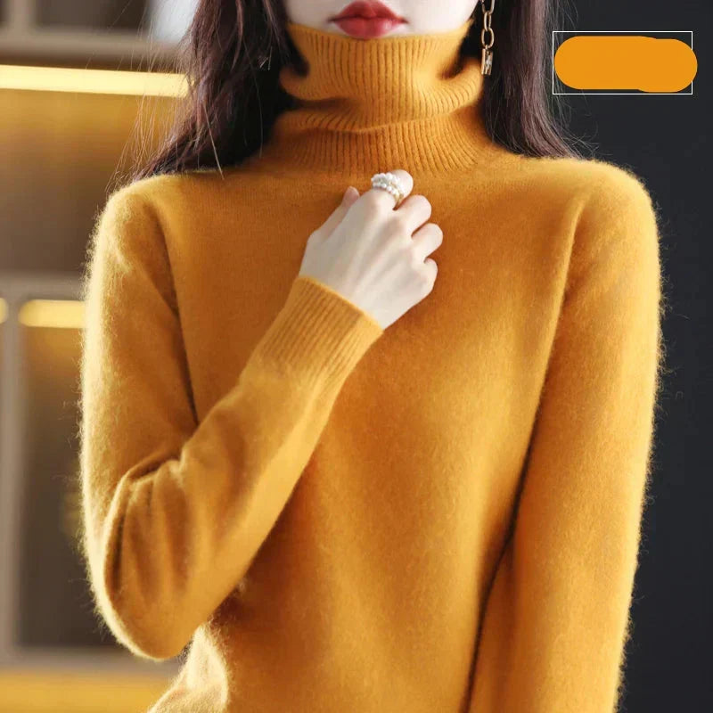 Women's Cold-Weather Turtleneck Sweater