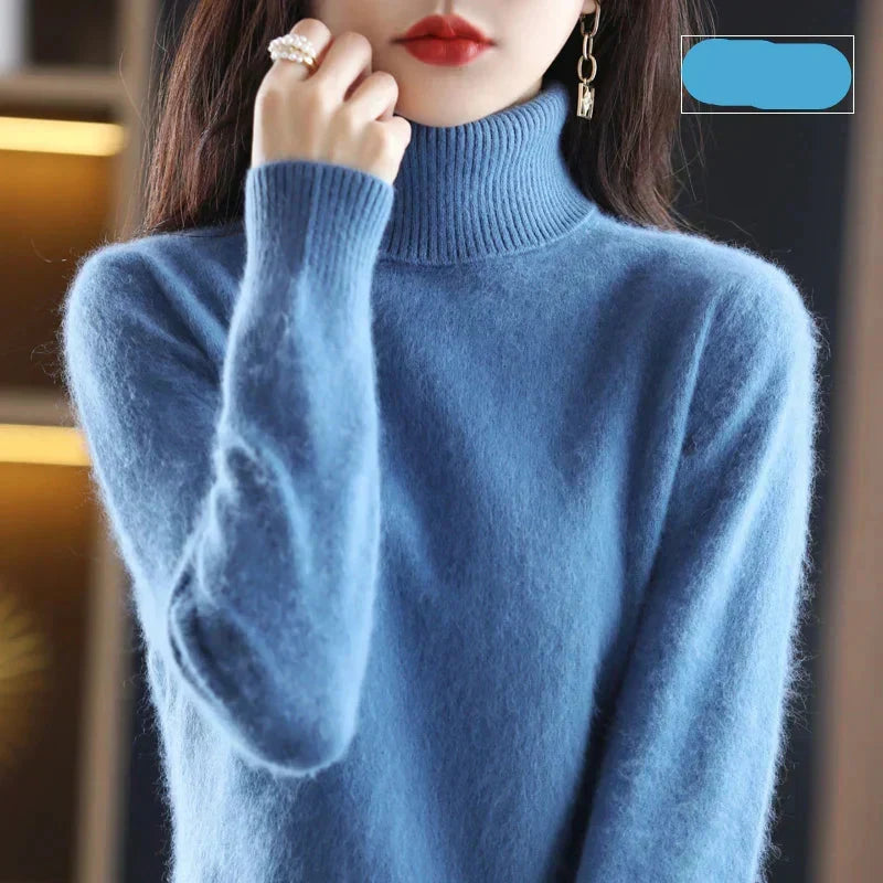 Women's Cold-Weather Turtleneck Sweater