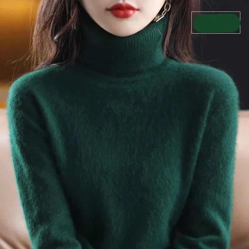 Women's Cold-Weather Turtleneck Sweater