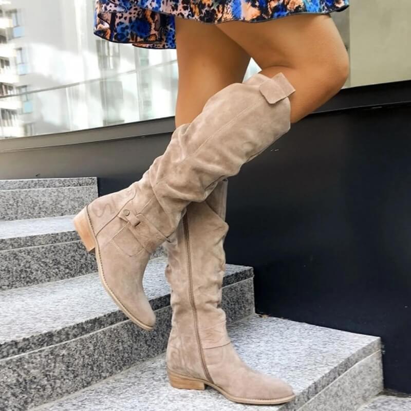 Women's Comfortable Block Heel Boots