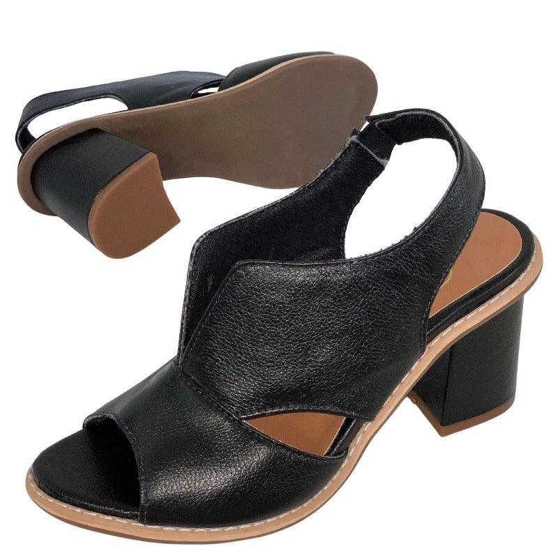 Women's Comfortable Block Heel Sandals for All-Day Wear