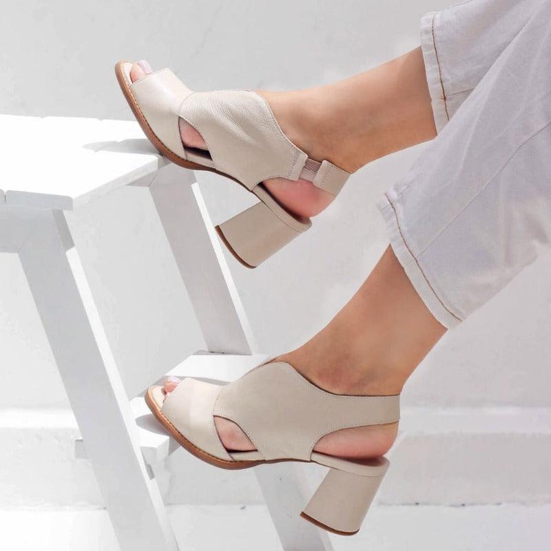 Women's Comfortable Block Heel Sandals for All-Day Wear