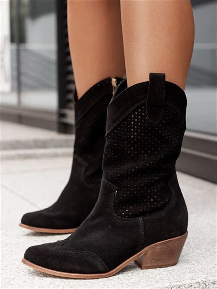 Women's Comfortable Orthopedic Western Ankle Boots