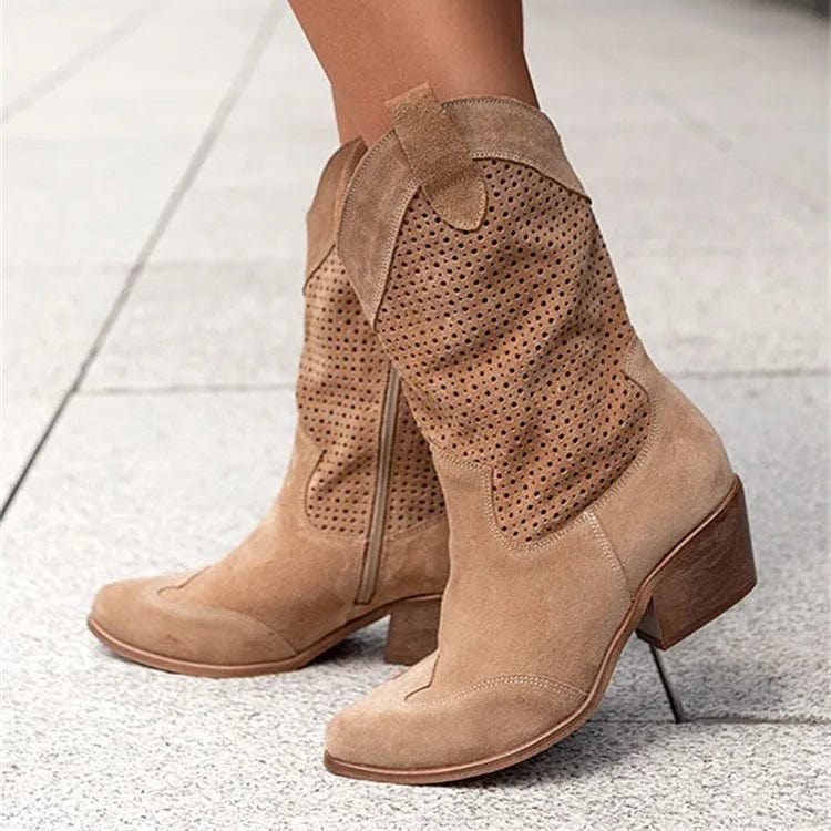 Women's Comfortable Orthopedic Western Ankle Boots