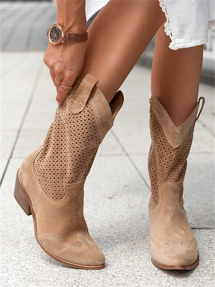 Women's Comfortable Orthopedic Western Ankle Boots