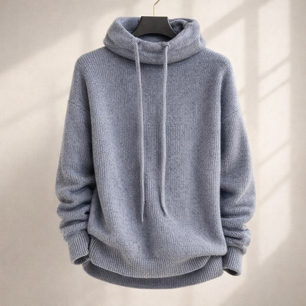 Women's Cowl Neck Hooded Sweater