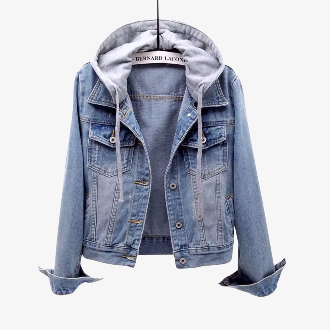 Women's Cropped Hooded Jacket