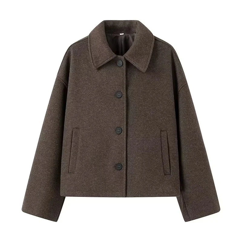Women's Cropped Oversized Jacket