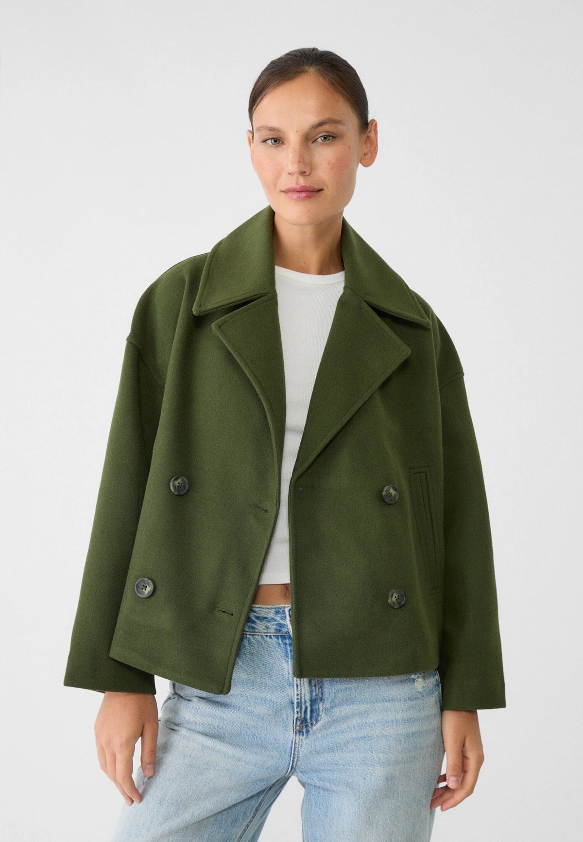 Women's Double Breasted Short Jacket