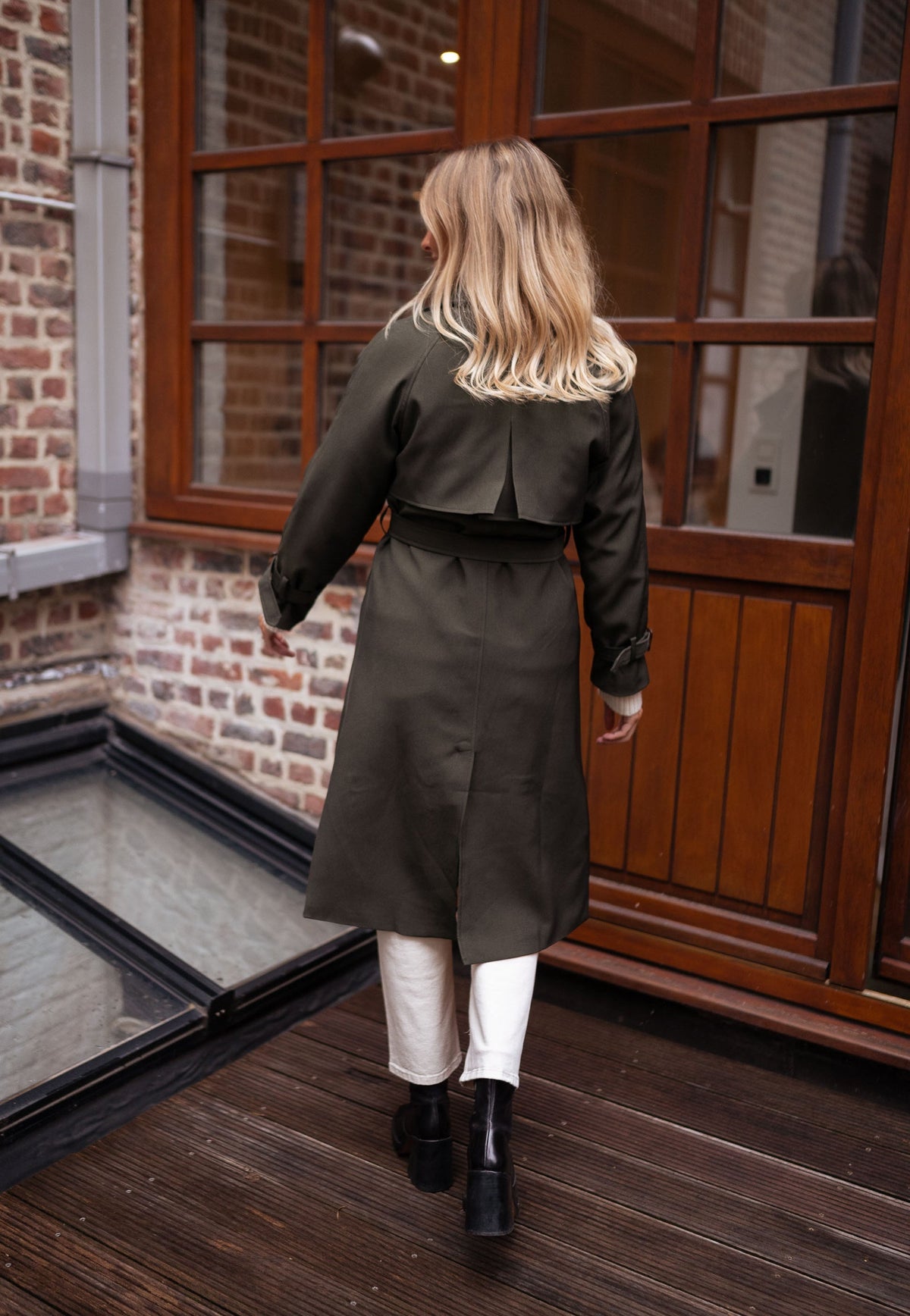 Women's Double-Breasted Trench Coat