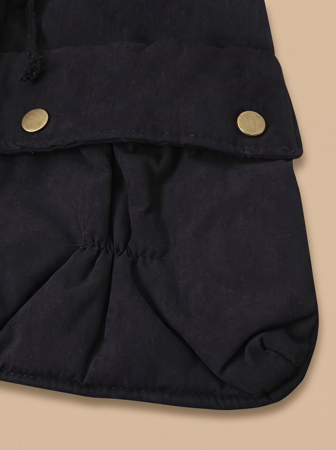 Women's Drawstring Waist Winter Parka Coat