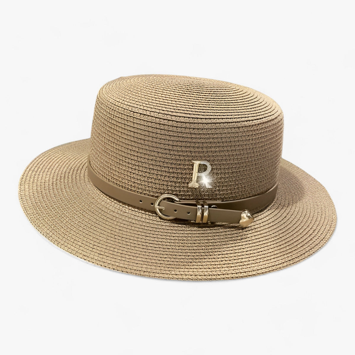 Women's Elegant Flat Crown Summer Hat