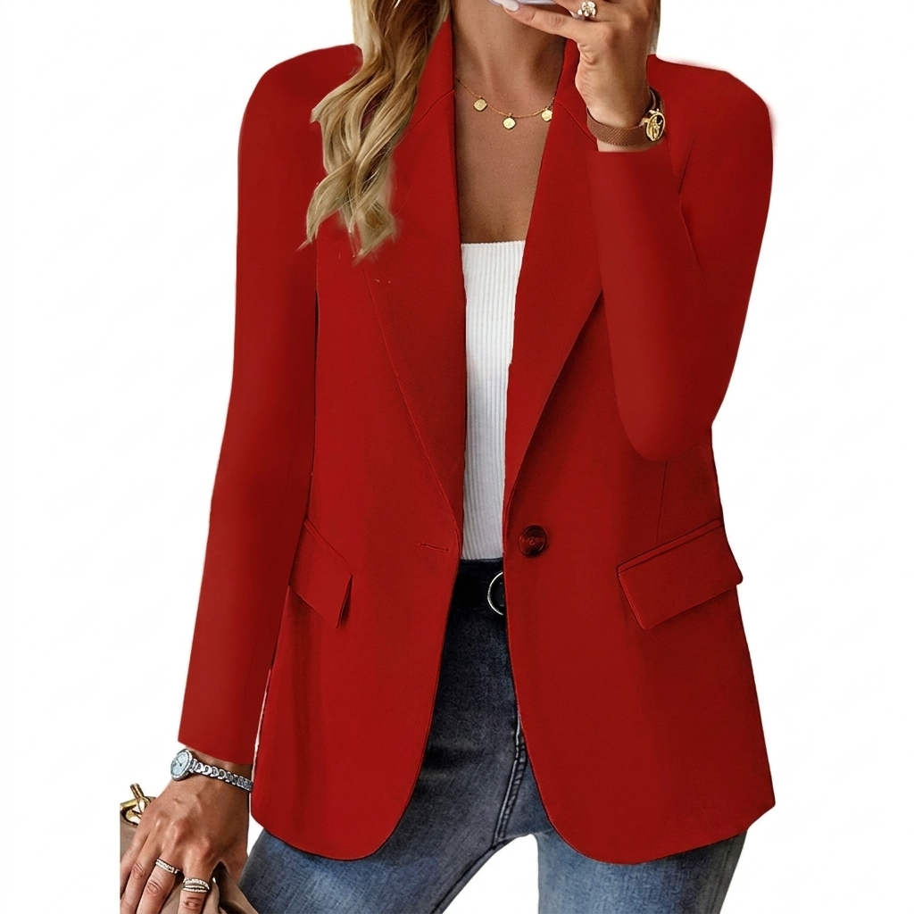 Women's Elegant Long-Sleeve Blazer