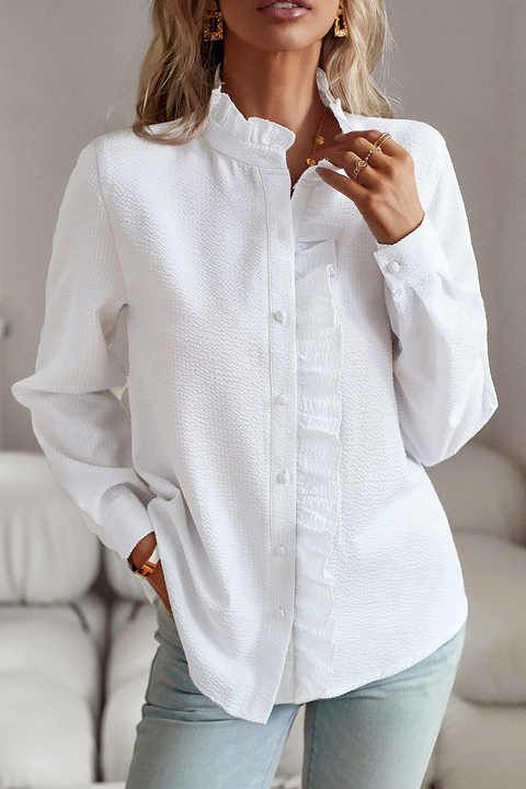 Women's Elegant Long-Sleeve Blouse