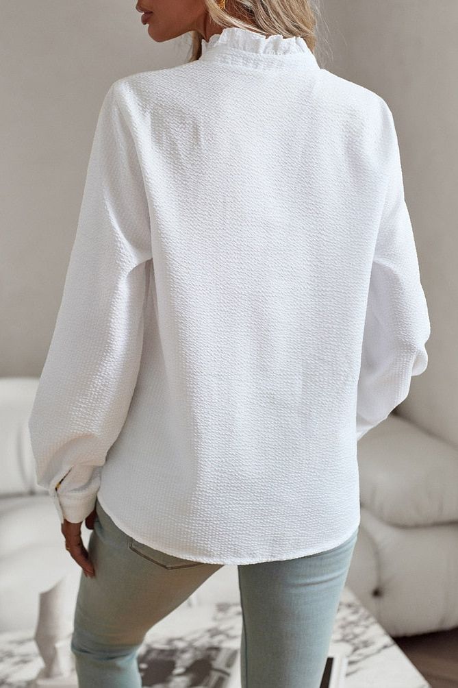 Women's Elegant Long-Sleeve Blouse