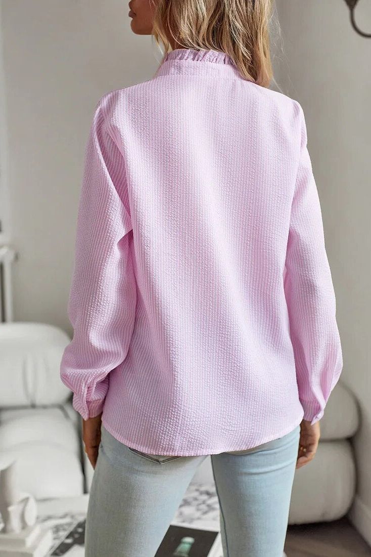 Women's Elegant Long-Sleeve Blouse