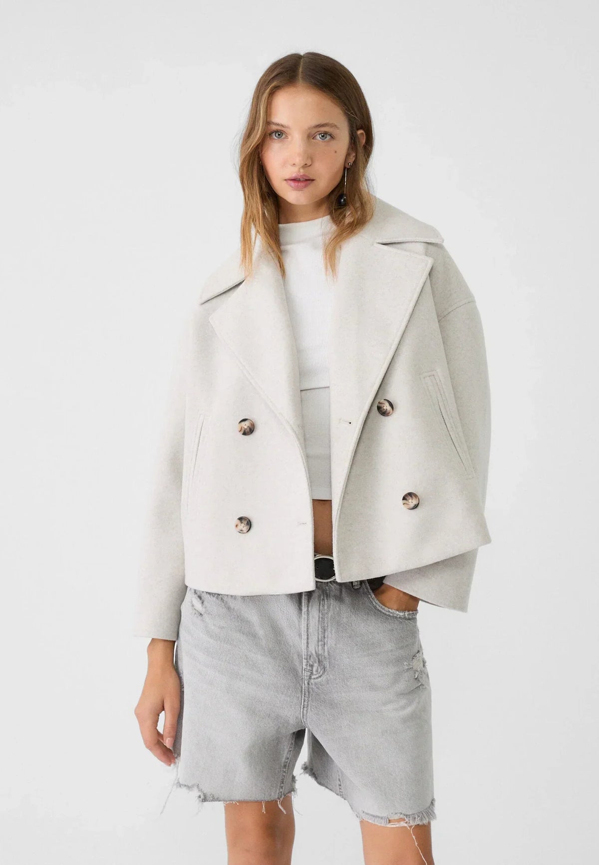 Women's Elegant Loose Double-Breasted Jacket