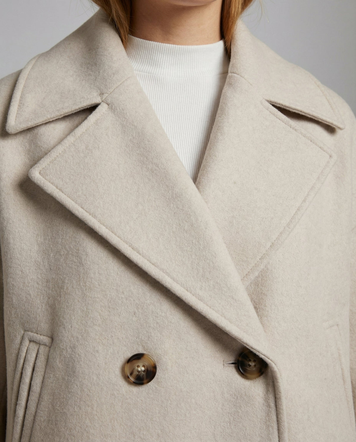 Women's Elegant Loose Double-Breasted Jacket