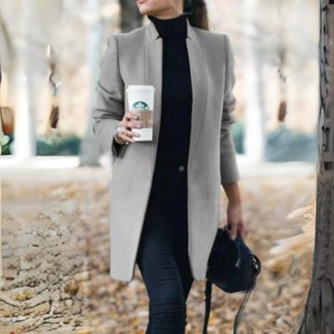 Women's Elegant Stand-Collar Winter Coat