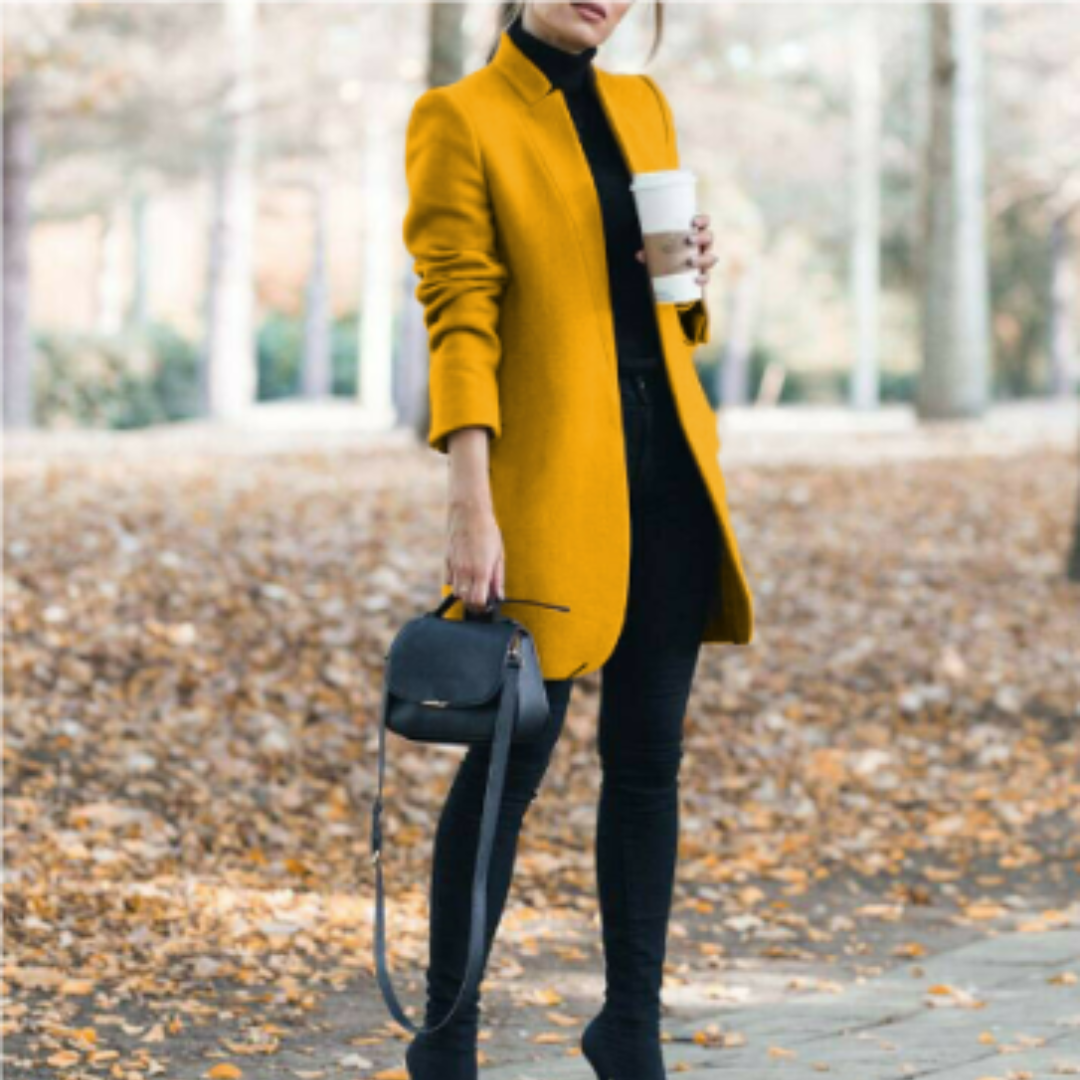 Women's Elegant Stand-Collar Winter Coat