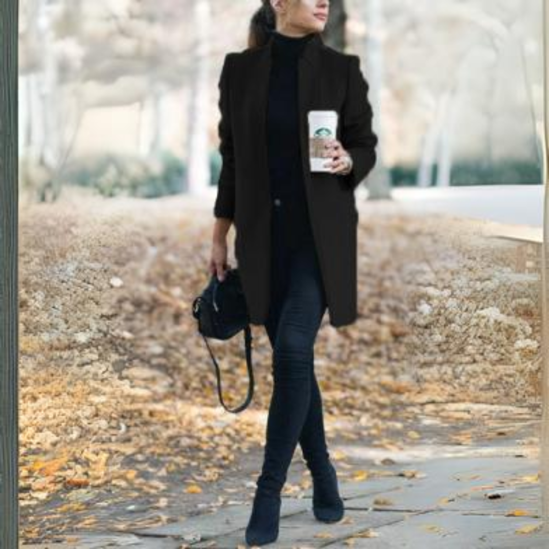 Women's Elegant Stand-Collar Winter Coat