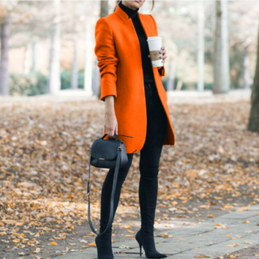 Women's Elegant Stand-Collar Winter Coat